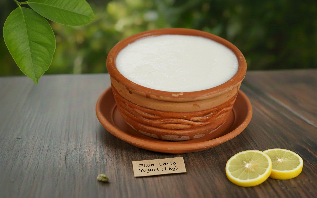 Plain Lacto Yogurt (1 Kg)