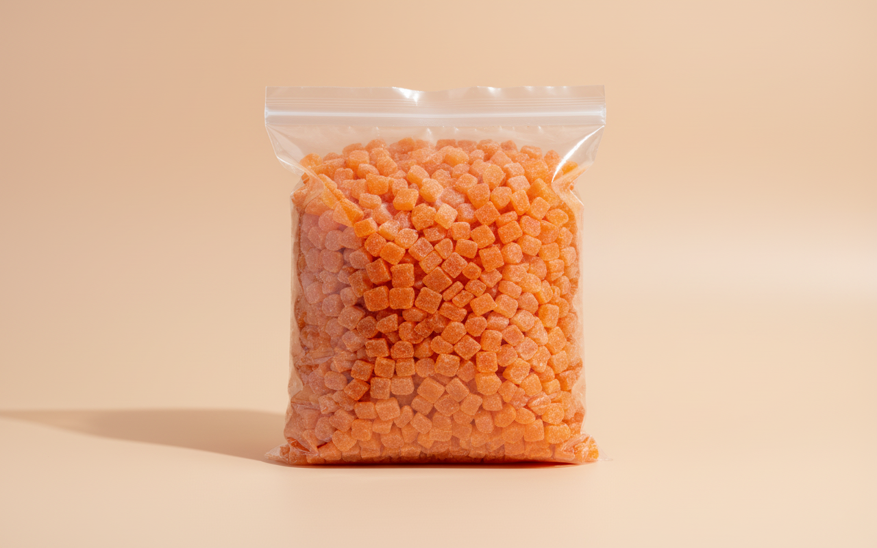 Orange Tutti-Frutti Sample