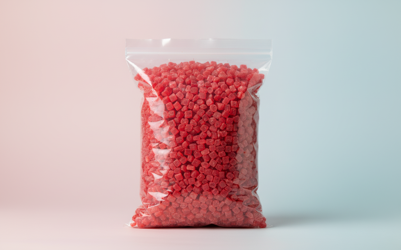 Red Tutti-Frutti Sample